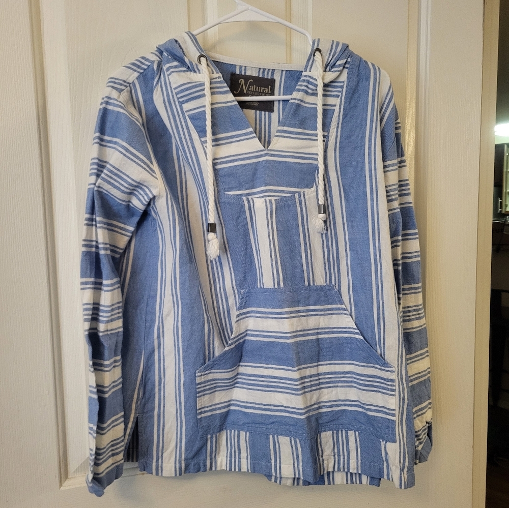 Vintage baja beach surfer hoodie